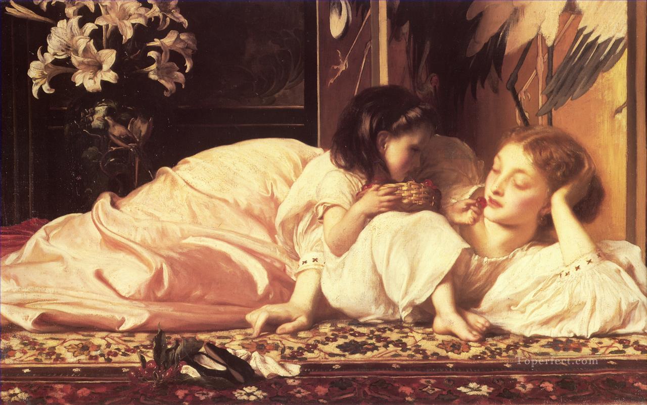 Mother and Child Academicism Frederic Leighton Oil Paintings